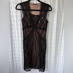 Suzy Shier Black Lace Dress